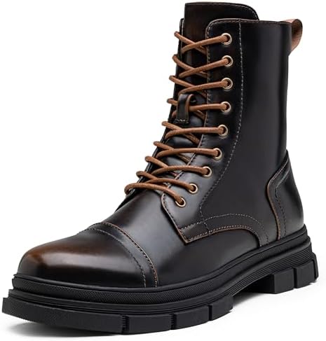 Amazon.com: Jazame Men's Carson Distressed Cap Toe Tall Motorcycle